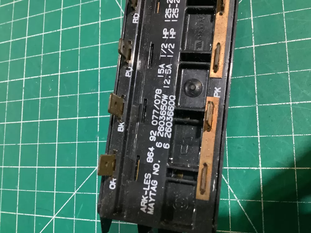 Maytag 62603650W Washer Temperature Switch AZ150643 | NR2494