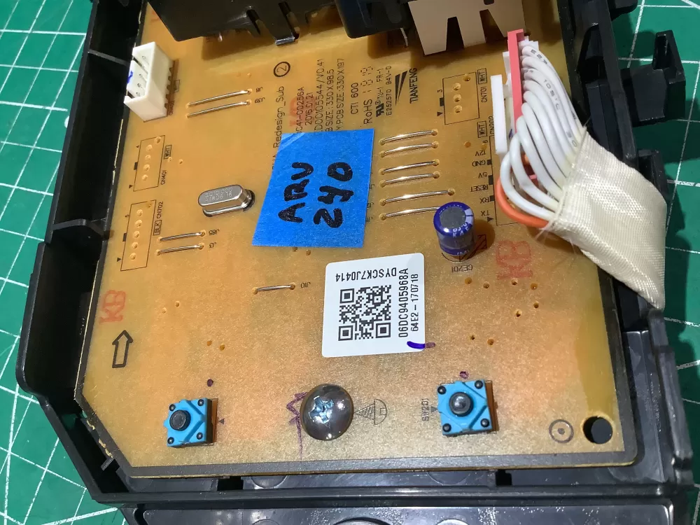Samsung DC9405968A Washer Control Board AZ184494 | ARV240