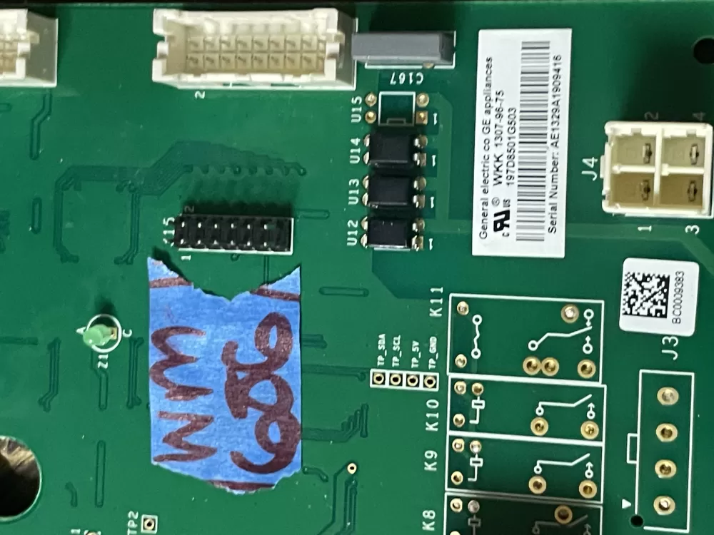 Hotpoint 197D8501G503 EBX1425P001 Refrigerator Control Board AZ47648 | Wm686