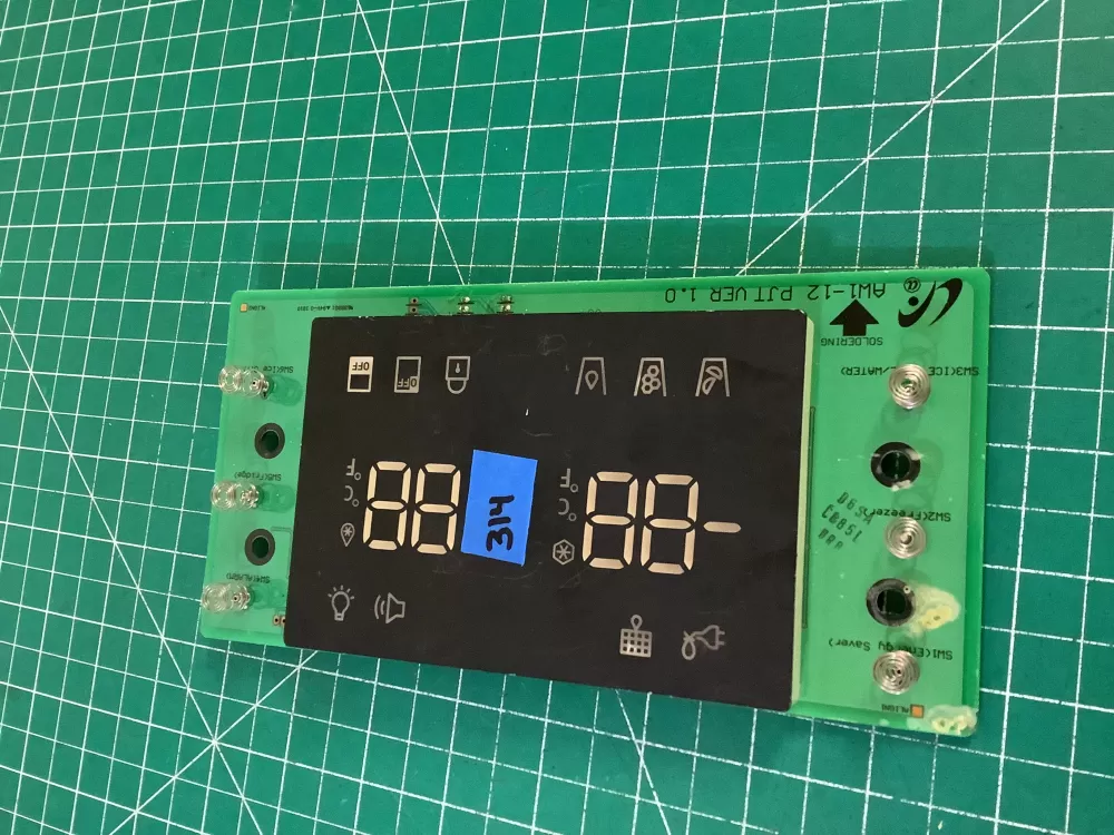 Samsung DA92-00368 B Refrigerator Dispenser UI Control Board AZ204316 | NR314