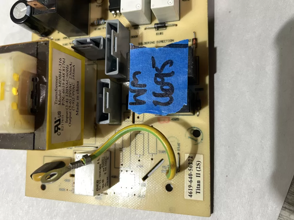 Whirlpool WPW10197772 Microwave Control Board AZ201609 | Wm2695