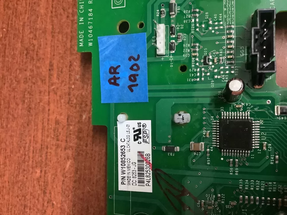 Whirlpool/Maytag washer control board AZ195709 | AR1902