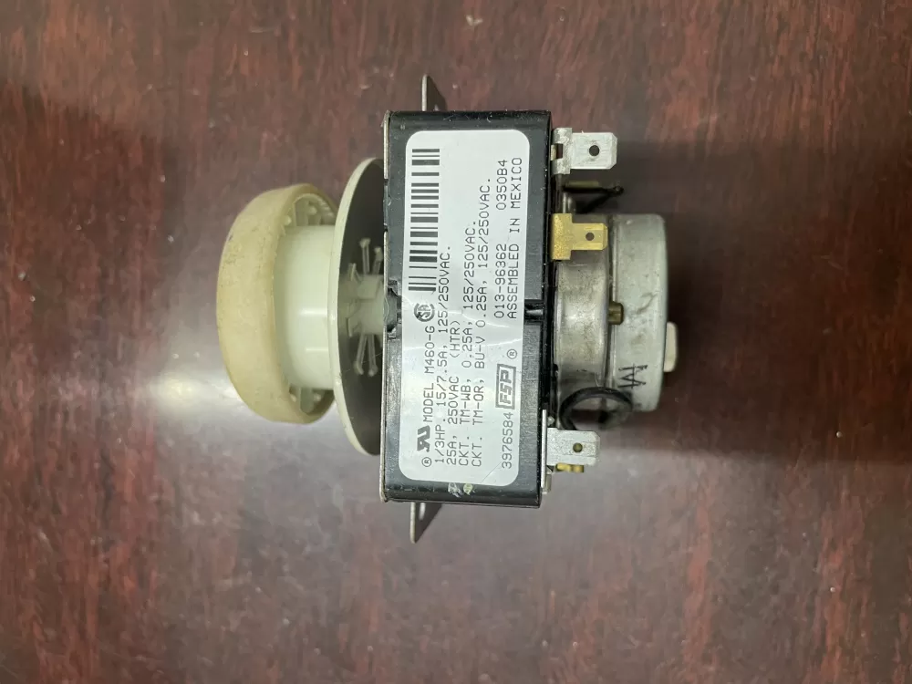 Whirlpool  Kenmore  Maytag  Estate  Amana  Inglis WP3976584  AP6009033  3976584  3406714  548383  PS11742175  013-96362 Dryer Timer