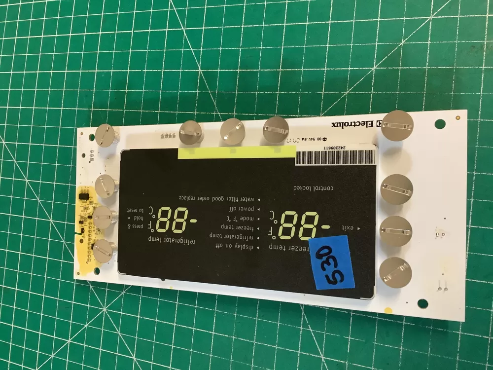 Frigidaire AP6285796 Refrigerator Display Control Board P# AZ227941 | NR530