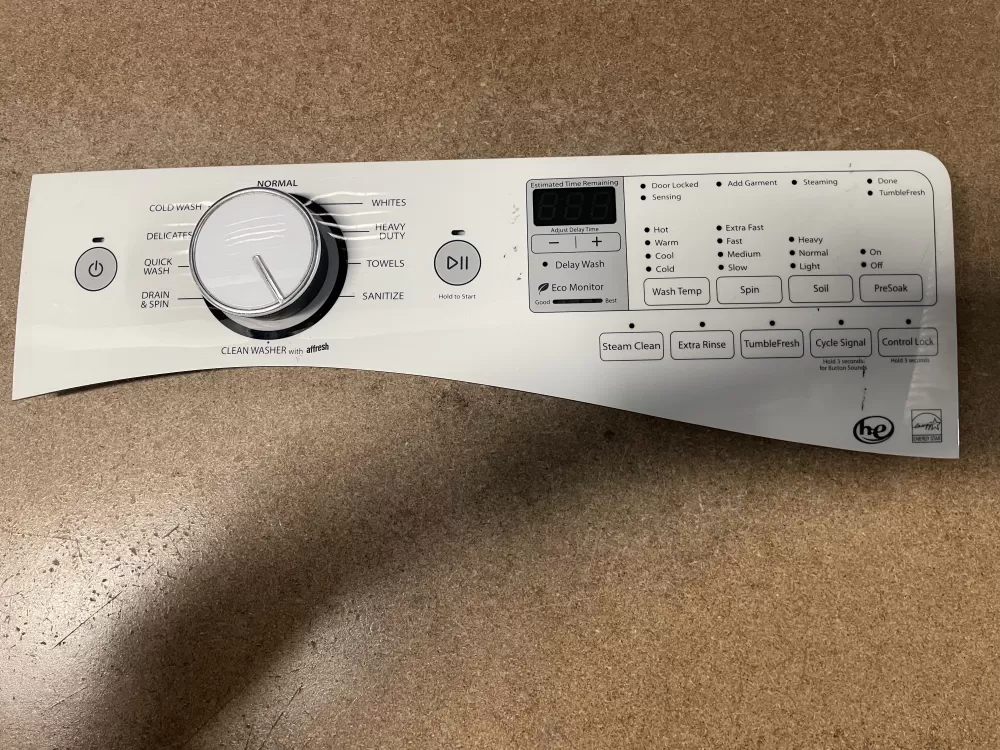 Whirlpool W10433085 W10750477 WPW10750477 PS11757369 Washer Control Board Interface Panel