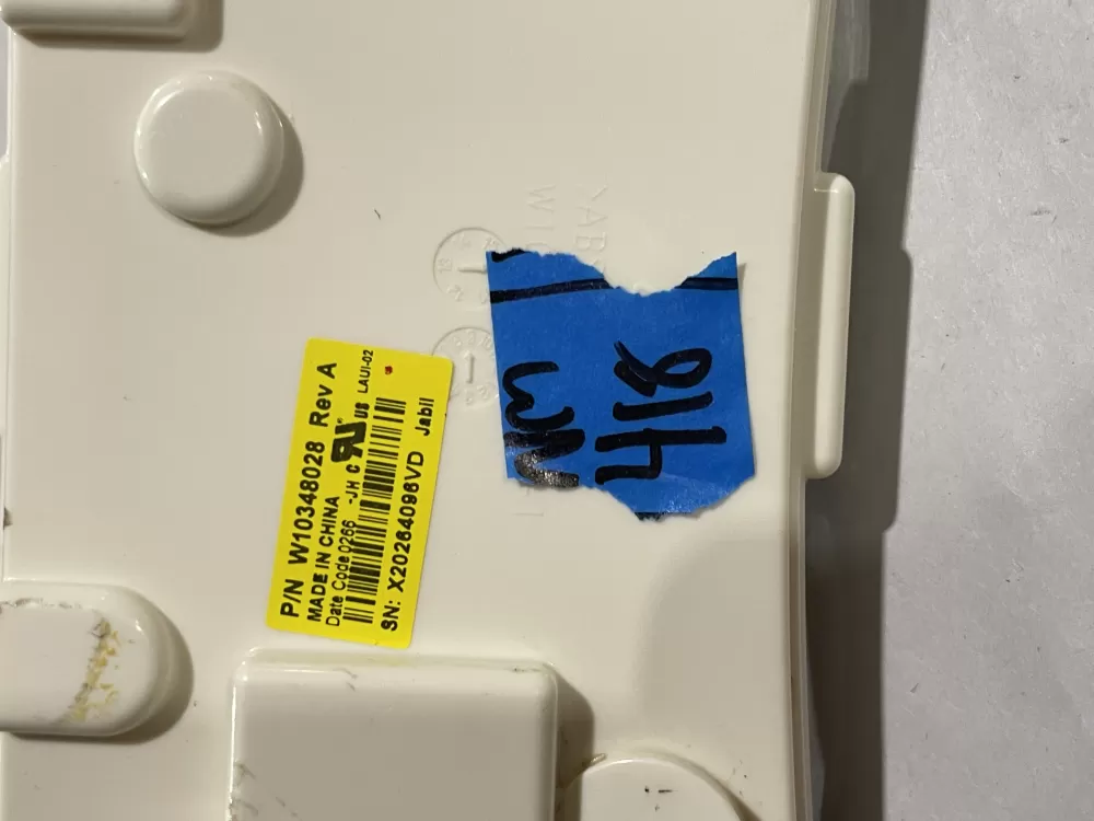 Whirlpool W10444950 W10348028 Dryer W10352341 AZ185549 | Wm418