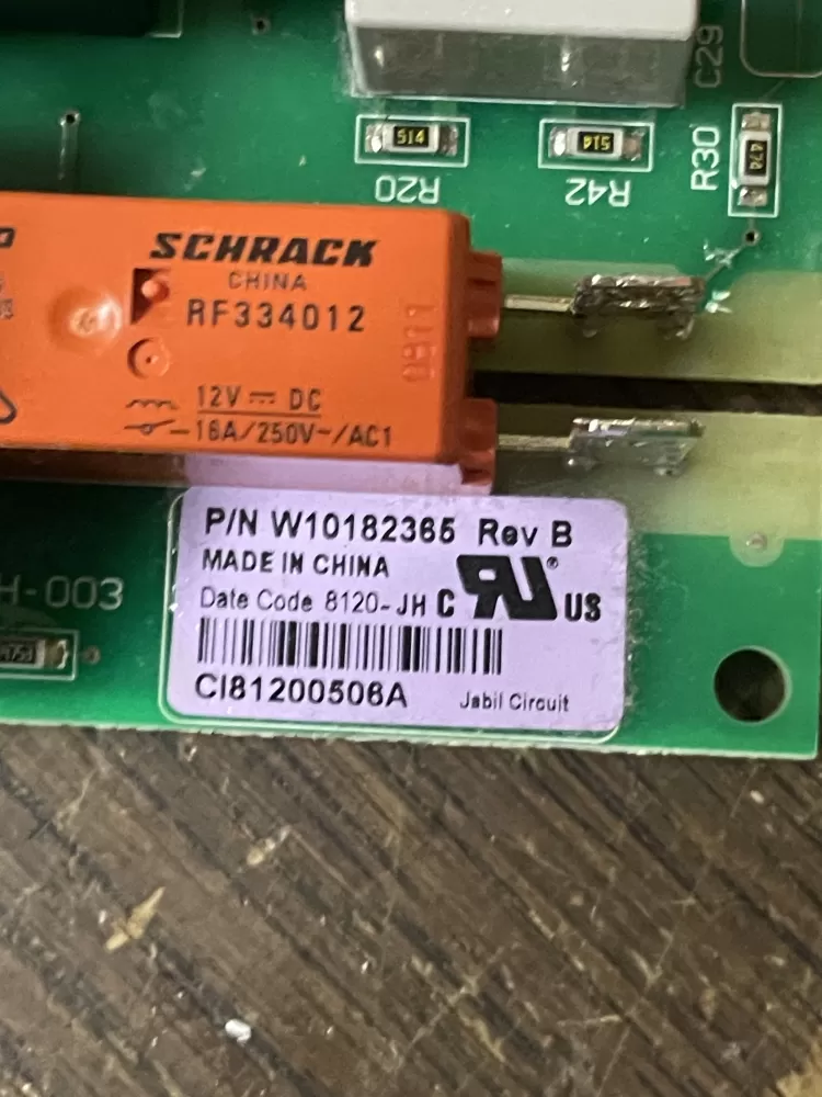 Whirlpool Maytag Kenmore W10182365 Dryer Control Board AZ44179 | Wm590
