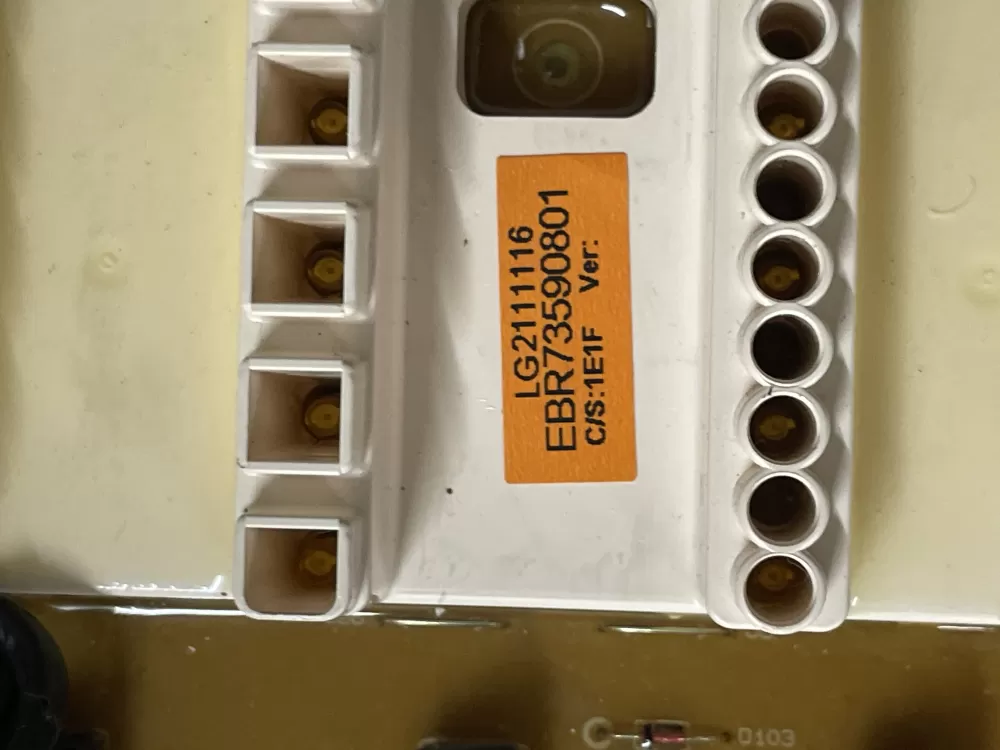 LG EBR73590801 AP5590287 Dryer Display Control Board AZ39377 | Wmv389