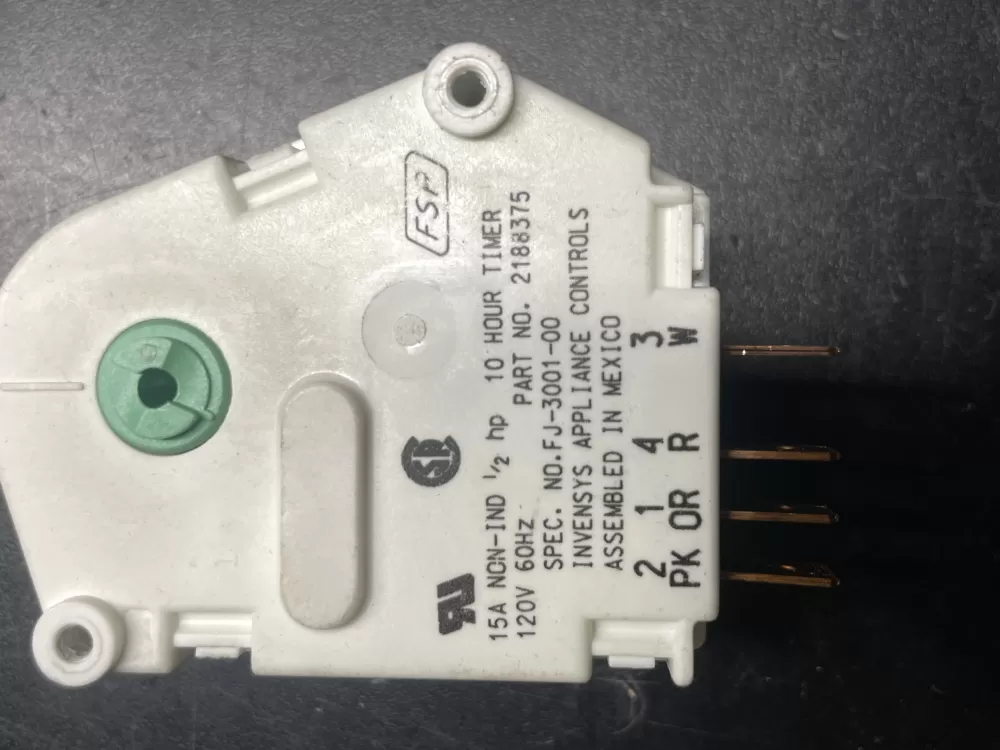 Whirlpool Kenmore W10822278 Refrigerator Defrost Timer AZ36189 | Wm371