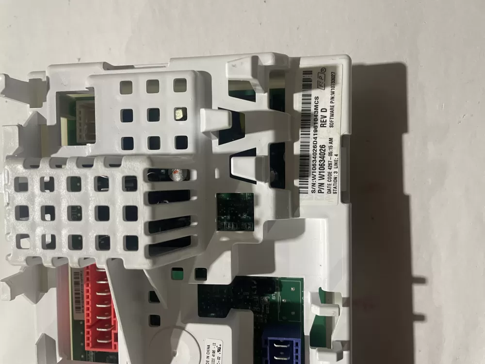 Whirlpool AP5951723 W10634026 PS10056798 Washer Control Board AZ207700 | KM19