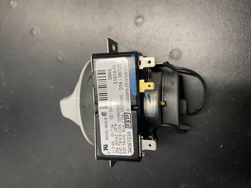 Whirlpool 3406723A 4433735 AP6008572 PS11741712 EAP11741712 Dryer Timer