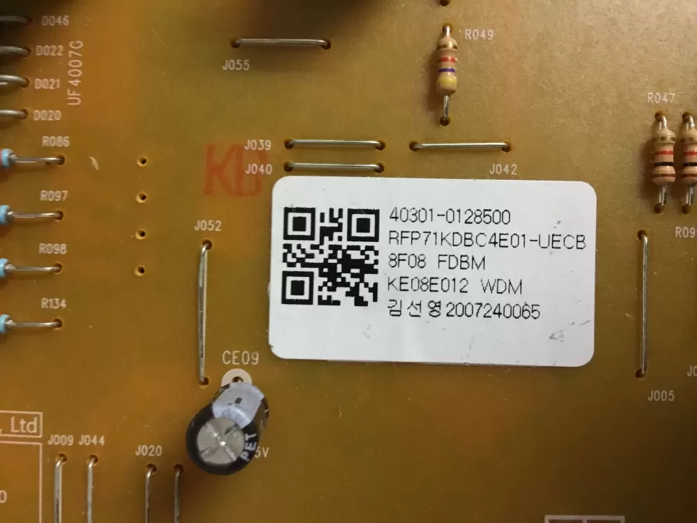 Kenmore 40301-0128500-01 Refrigerator Control Board AZ4915 | NR454