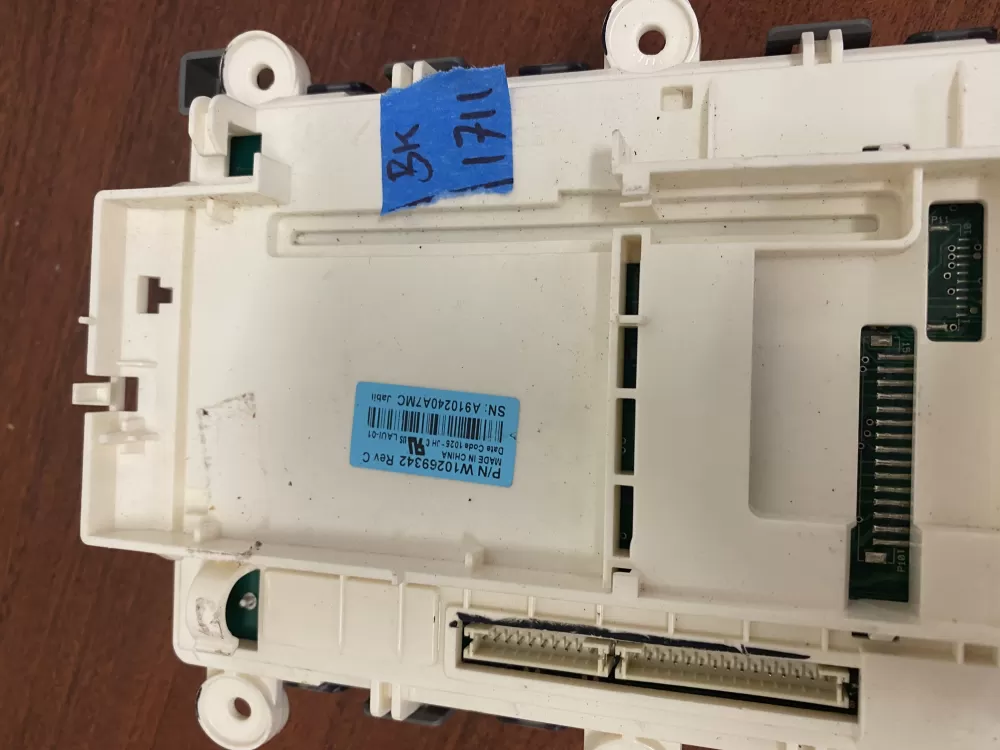 Whirlpool Maytag Washer Display Control Board UI AZ40825 | BK1711