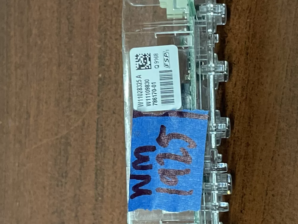Whirlpool W11028325 W11028325A Dishwasher User Interface Board AZ52598 | Wm1925