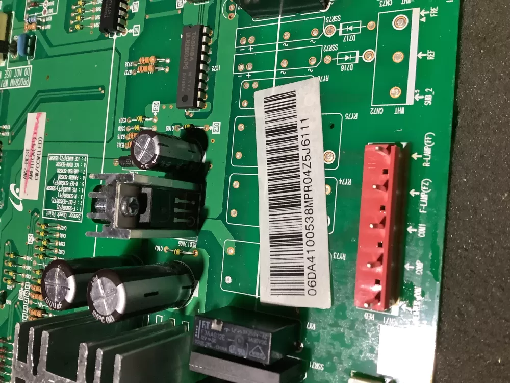 Samsung DA41 00538M Refrigerator Control Board AZ112471 | NR2120