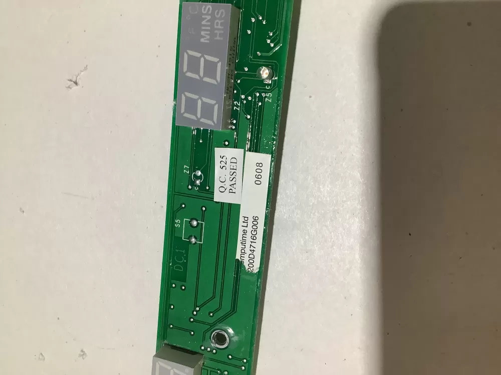 GE 200D2857G006 Refrigerator Control Board