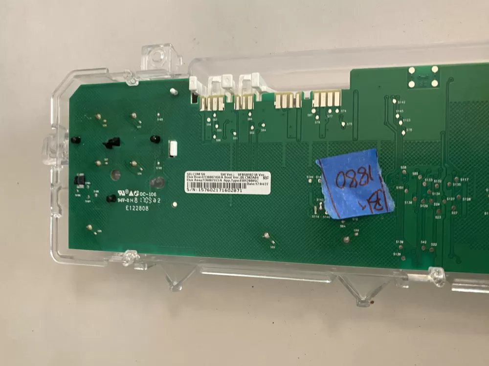 Bosch 136007450 136007553 Washer Control Board User Interface AZ111095 | BK1880