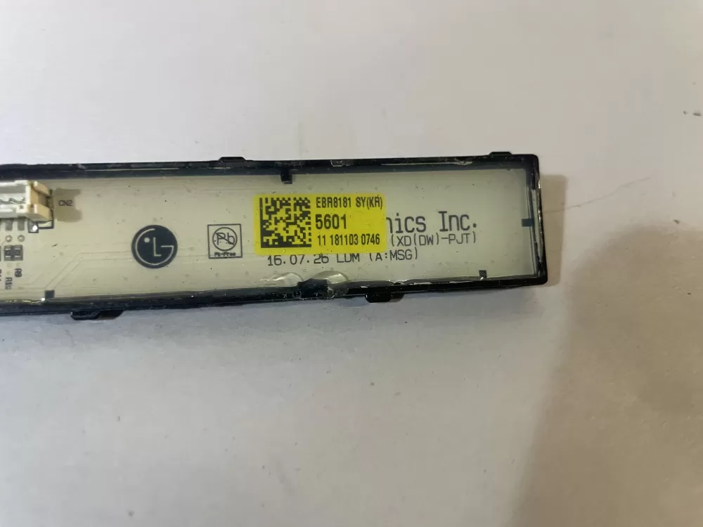 LG EBR81815601 Dishwasher Control Board Display Panel AZ125259 | Wmv714