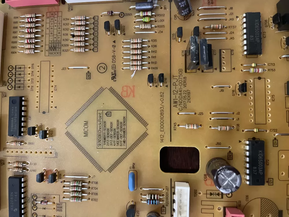 Samsung DA92 00593P Refrigerator Control Board Main AZ38622 | KM274