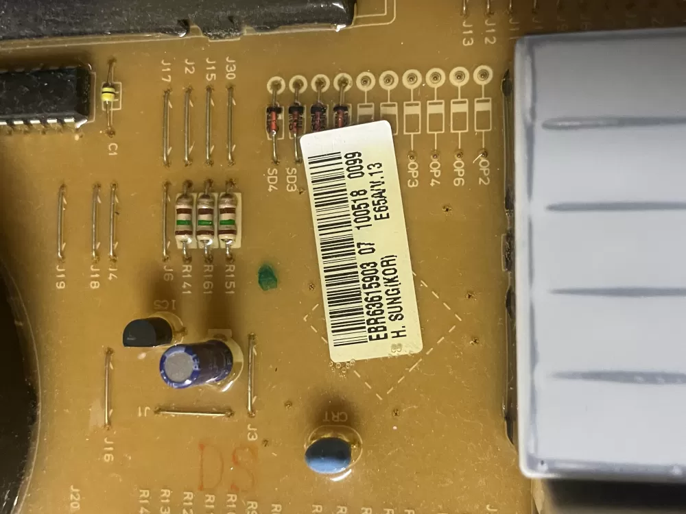 LG EAX61170502 EAX61298601 Dryer Control Board AZ41912 | Wmv415