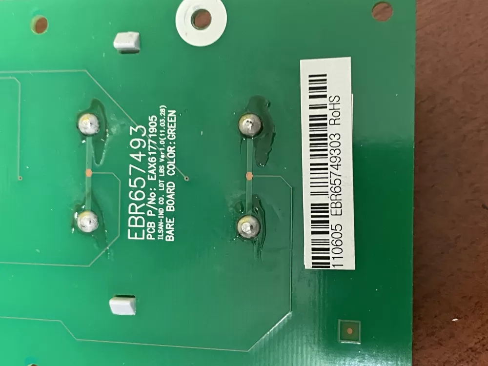 LG EBR65749303 Refrigerator Control Board Dispenser Panel AZ52321 | Wm1893