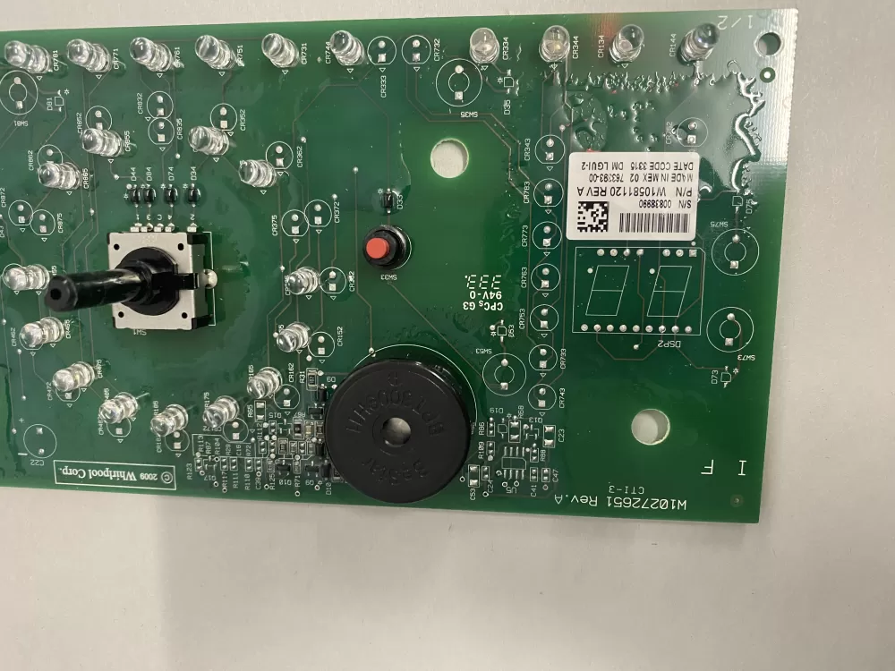Whirlpool W10581120 Washer Control Board AZ216480 | BK1646