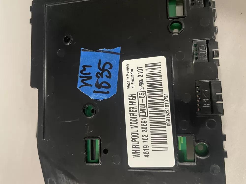 Whirlpool Washer Control Board 4619-702-30691 AZ227335 | Wm1835