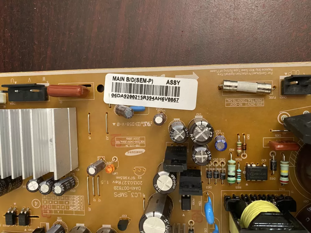 Samsung DA92-00215R Refrigerator Inverter Control Board AZ37098 | BK370