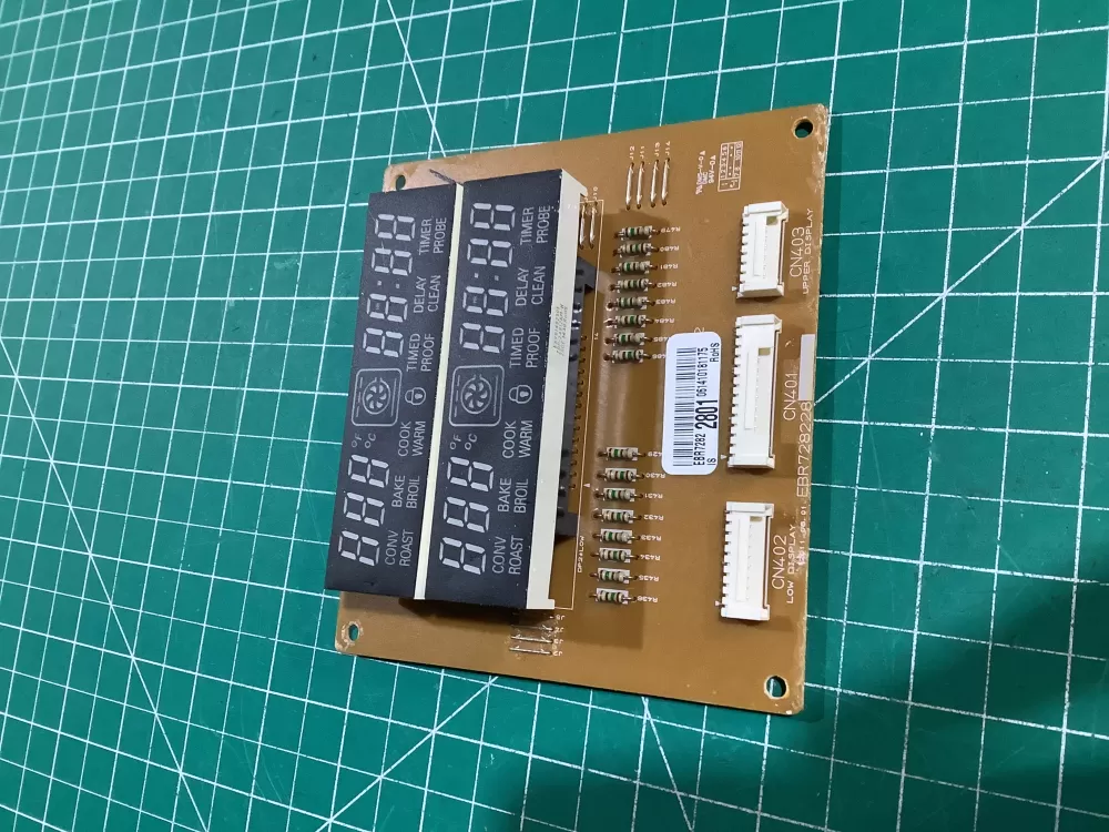 LG EBR72822801 Range Display Control Board