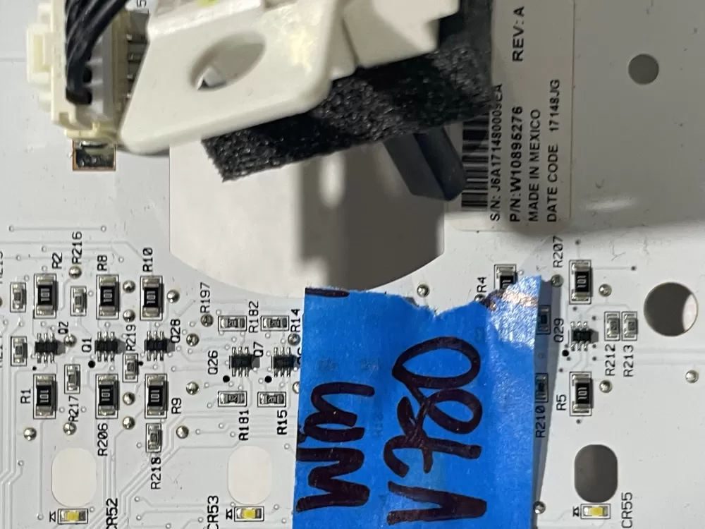 Maytag W10895276 Washer Interface Touch Control Board AZ150955 | Wmv780