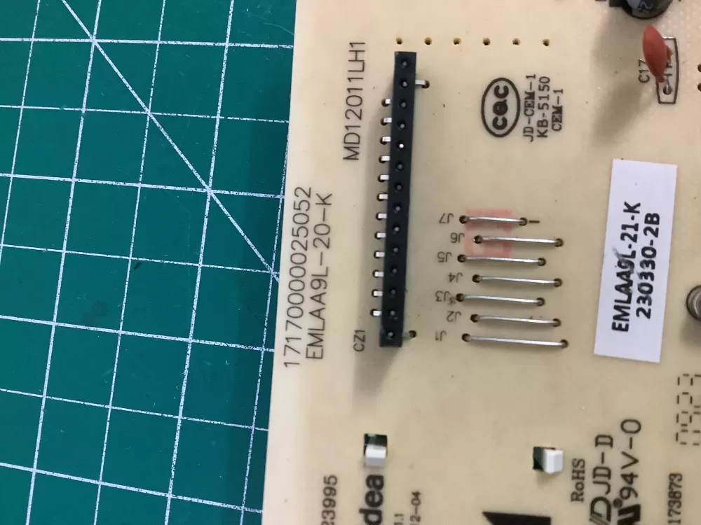 Frigidaire Oven Control Board 17170000034619 EMLAA9L-21-K AZ203966 | NR345