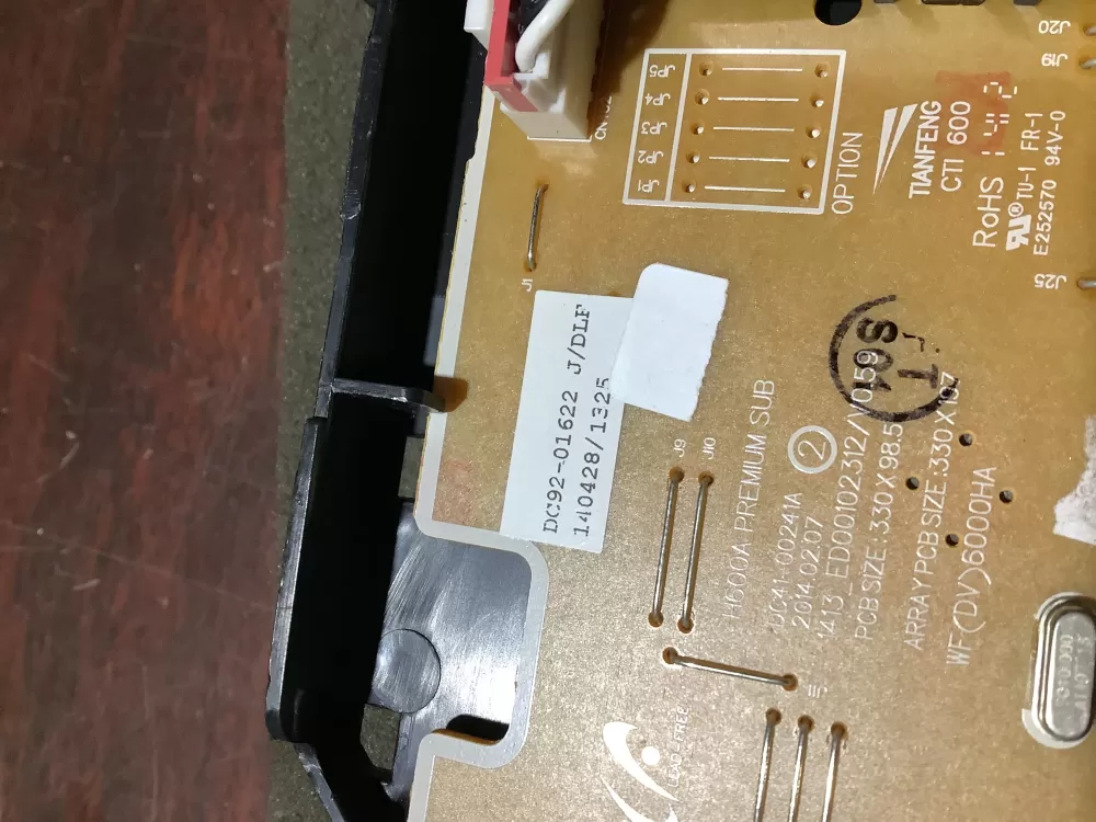 Samsung DC92 01622J DC92 01622 Washer Control Board AZ121157 | NR2226