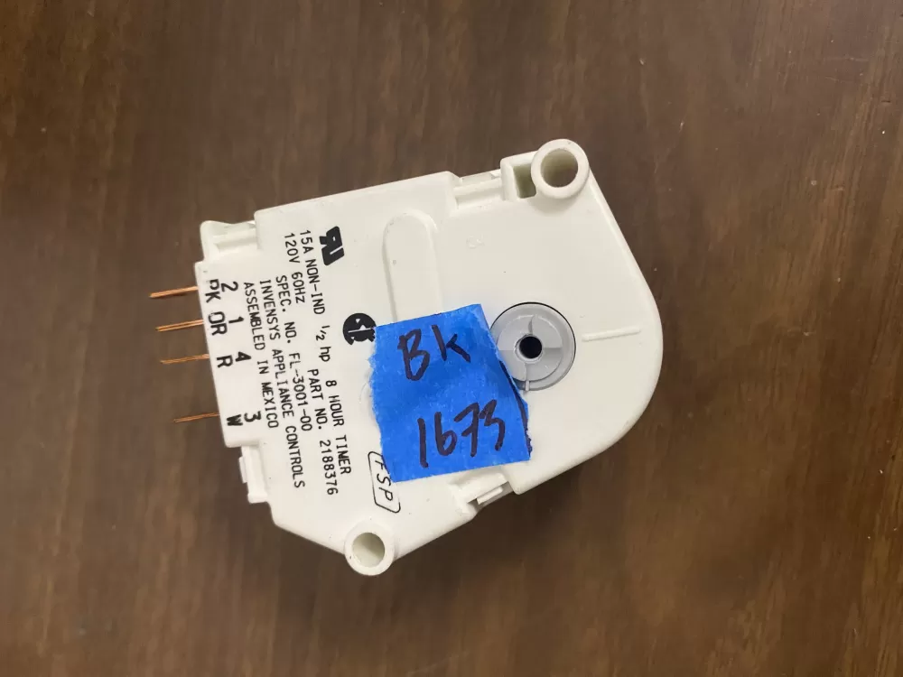 Whirlpool Kenmore W10822278 Refrigerator Defrost Timer AZ31577 | BK1673