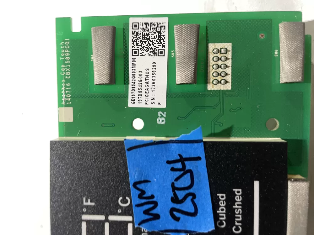 GE 197D8542G003 WR55X41025 Refrigerator Control Board AZ184271 | Wm2504