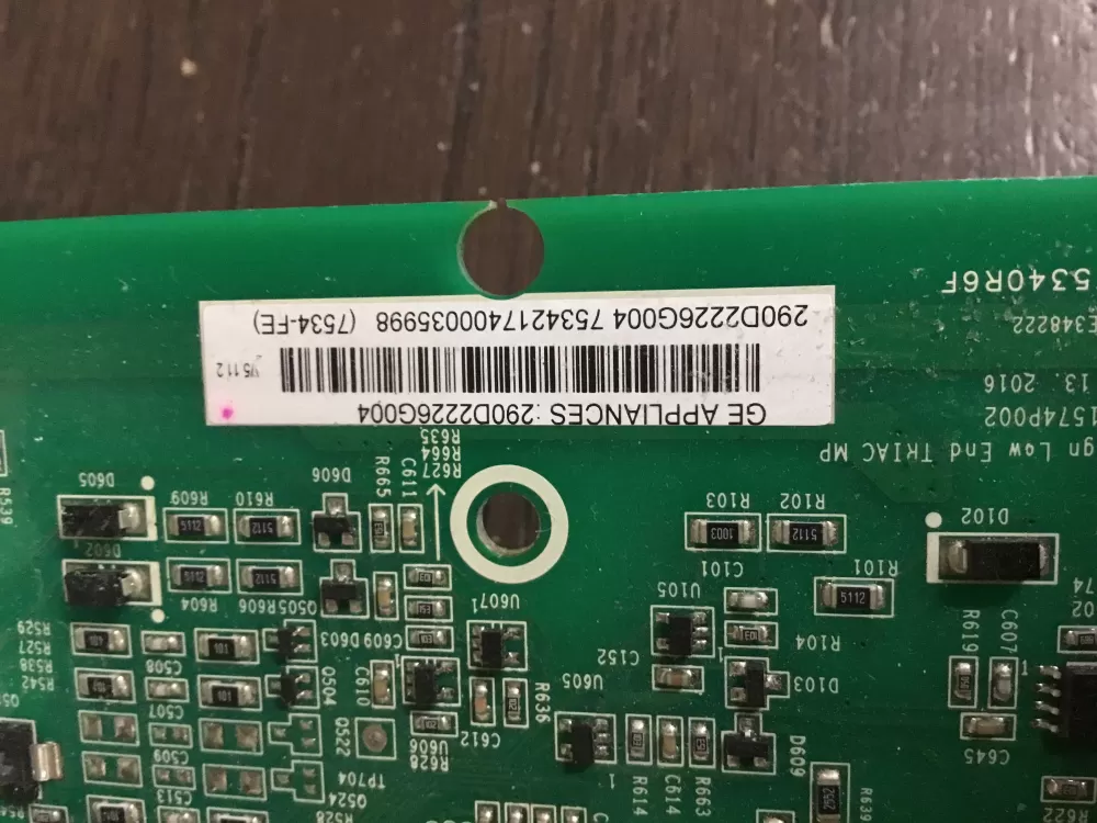GE 290D2226G004 Washer Control Board AZ16415 | NR27