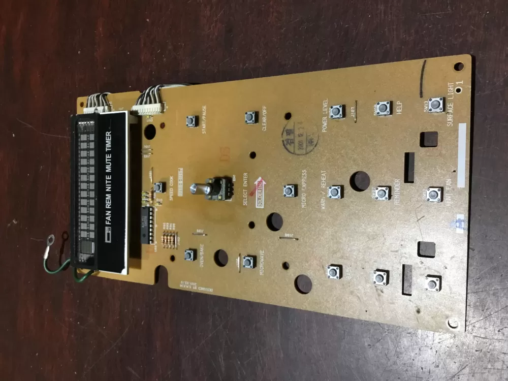 GE 6871W2S247A 6870W2A247A Microwave Control Board AZ72862 | NR1827