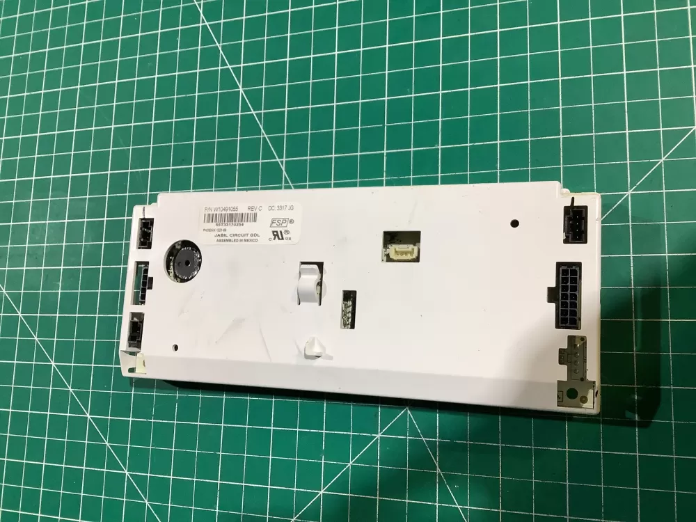 Whirlpool Wpw10491055  Control Board User Interface AZ146813 | NR2458