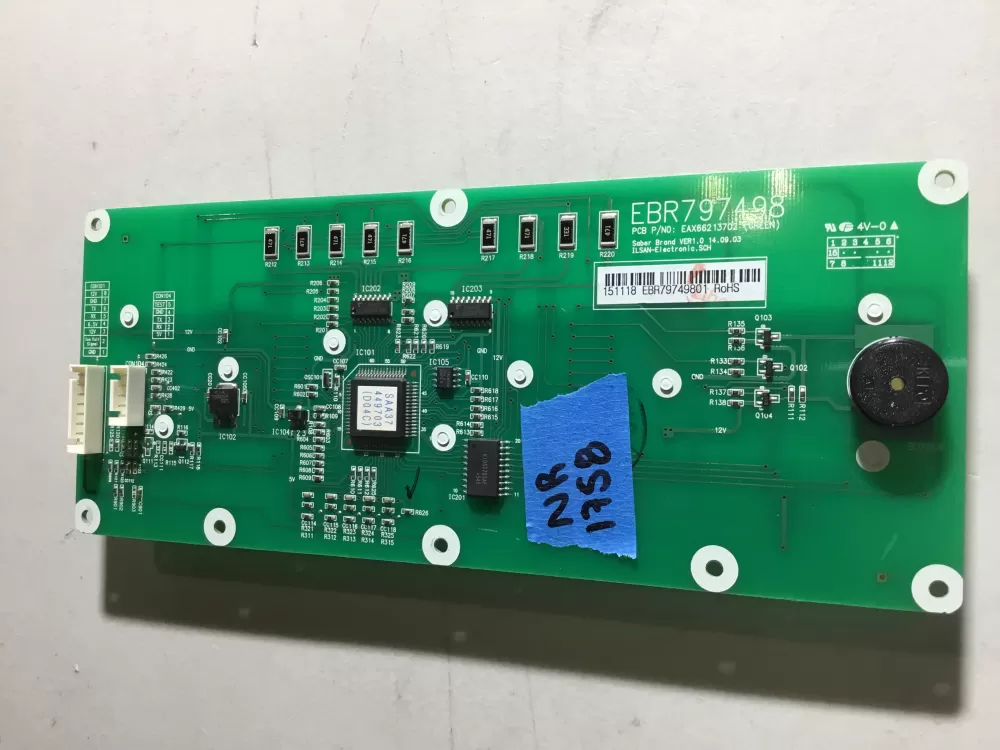 LG Kenmore EBR79749801Refrigerator Dispenser Control Board AZ44096 | NR1758