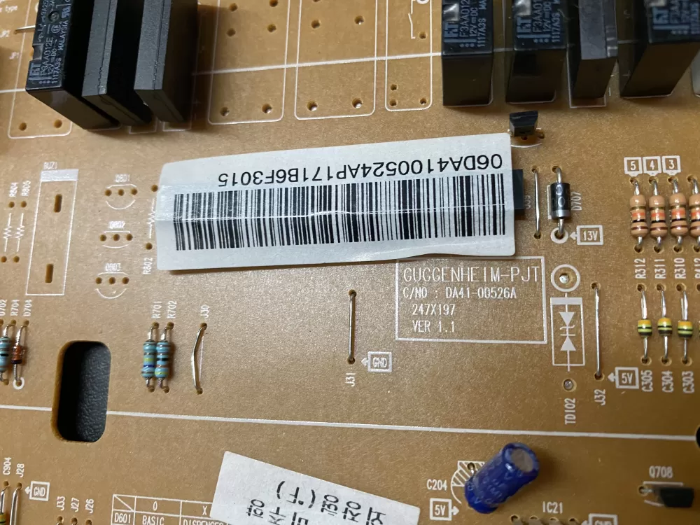 Samsung DA41-00524A DA41-00526A Refrigerator Control Board AZ19679 | BK865