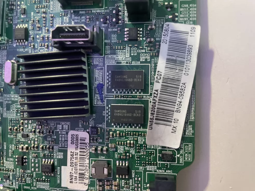 Samsung BN94 09582A Control Board Main AZ195866 | Wm1082