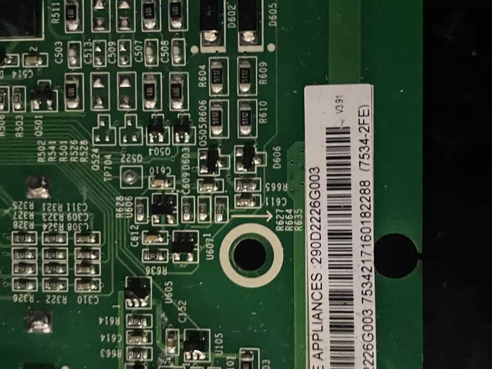 GE 290D226G003 Washer Control Board AZ38244 | Wm511