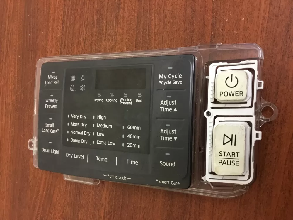 Samsung DC92-01607J  AP6243588  DC94-06643A  DC93-00376D  PS12084833 Dryer UI Control Board