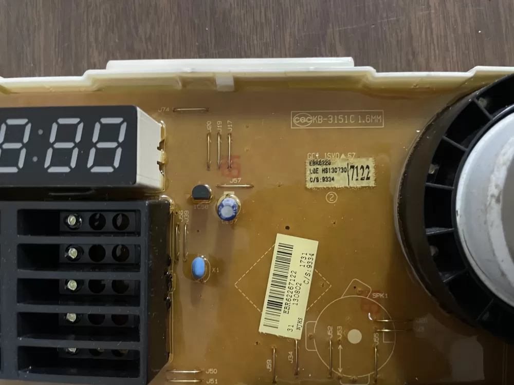 LG EBR62267117 EBR62267122 PS7792454 Washer Control Board AZ81509 | KMV507