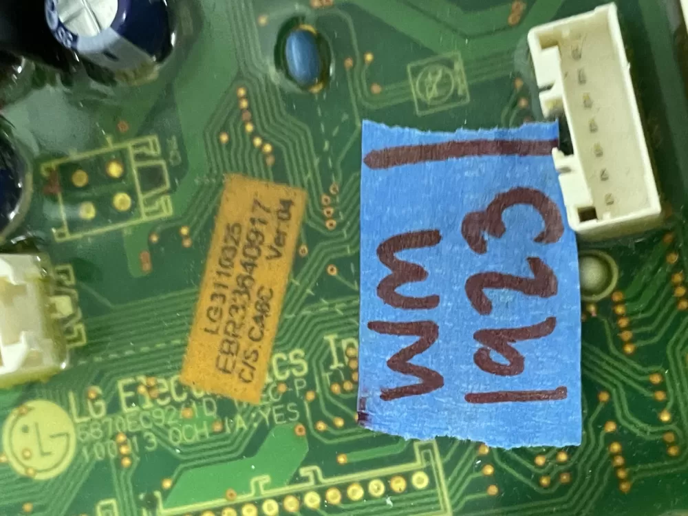 LG 6870EC9241D EBR33640917 Dryer Control Board AZ52834 | Wm1923