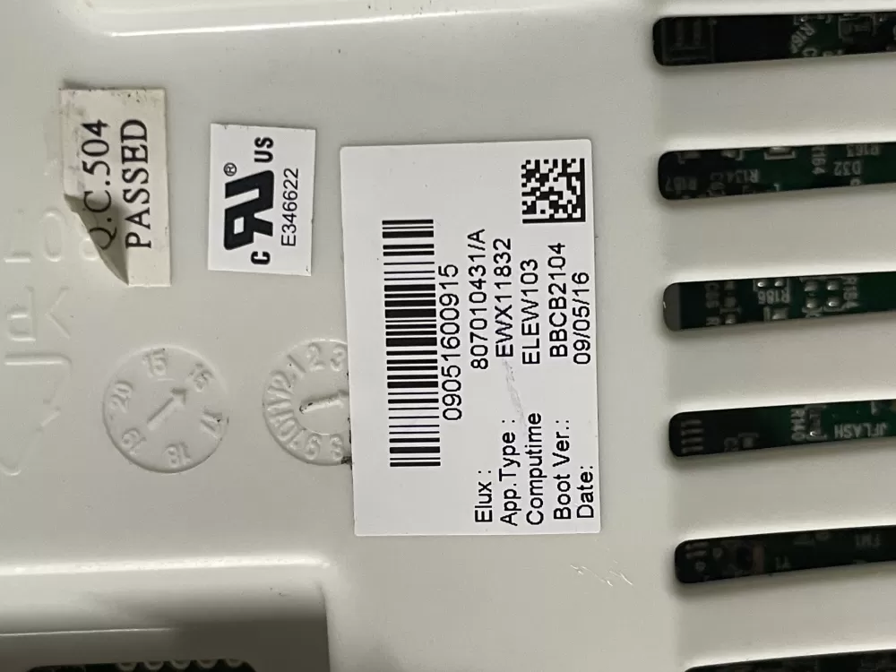 Electrolux 807010431 Washer Control Board Main AZ41105 | Wm1713
