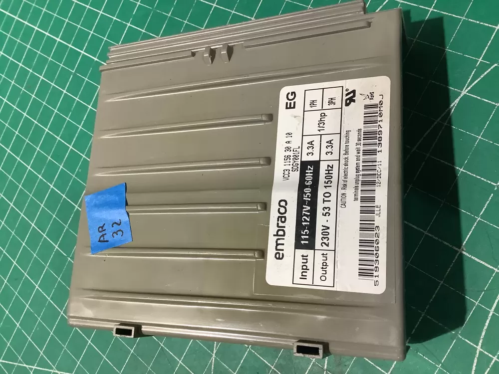 Whirlpool 519306023 Refrigerator Compressor Inverter Board AZ197357 | AR32