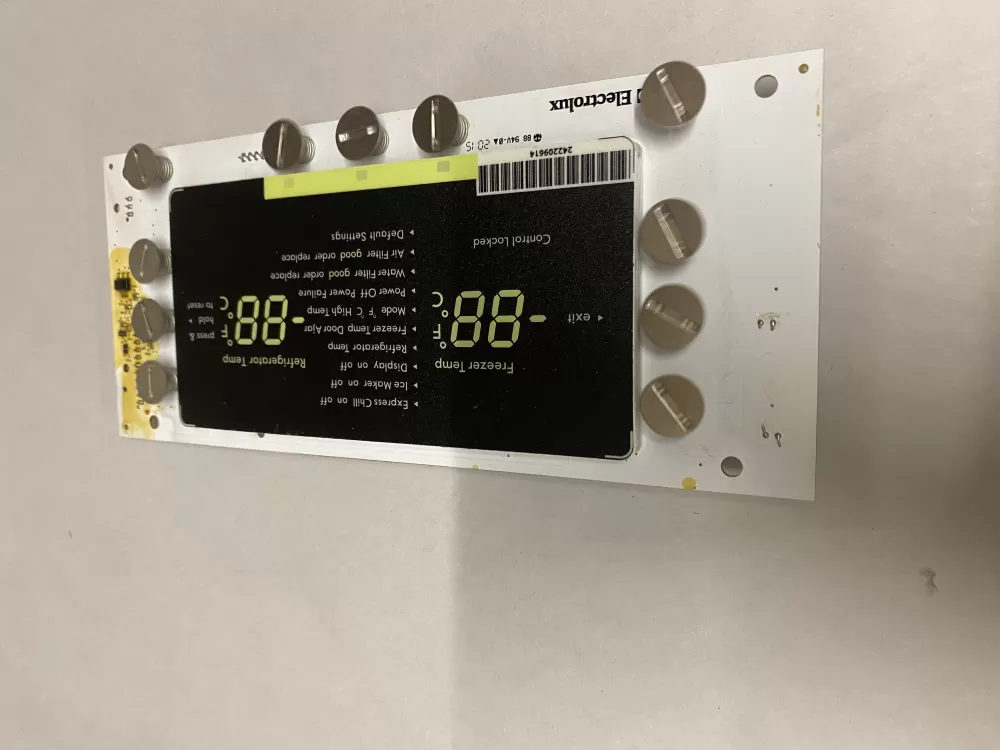 Electrolux  Frigidaire 242209733  SF4101-97BB3S Refrigerator Display Control Board
