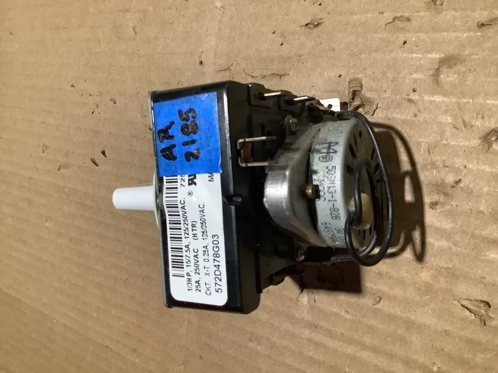572D478G03 GE Dryer Timer AZ118763 | AR2185