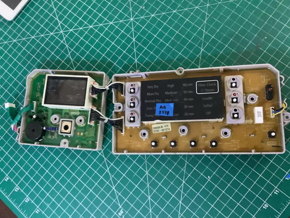 Samsung DC92 00127A Dryer Control Board AZ199200 | AR2778