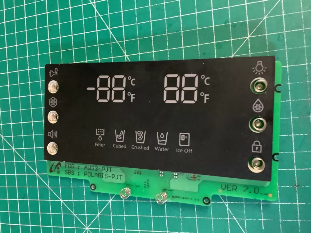 Samsung DA92-00197A  AP5581195  DA92-00153 Refrigerator Display Control Board